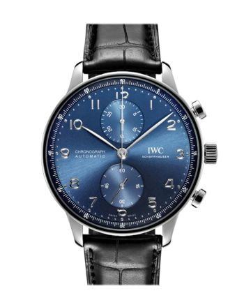 IWC Portuguese Chronograph Automatic Blue Dial Men's Watch IW371606