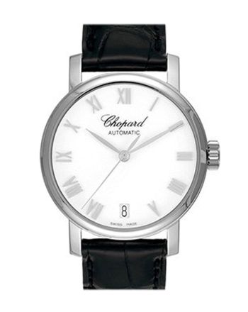 Chopard Classic White Dial 33mm White Gold Ladies Watch 124200-1001