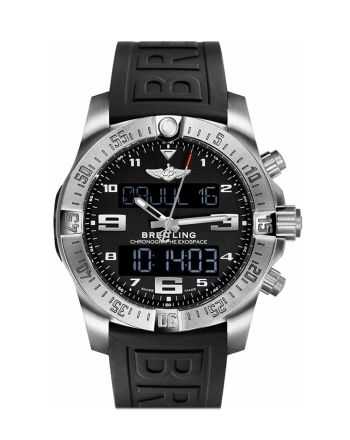 Breitling Exospace B55 46mm Black Rubber Deployment EB5510H1 BE79