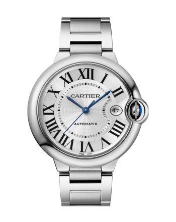 Cartier Ballon Bleu 44mm Bracelet Silver Dial WSBB0040