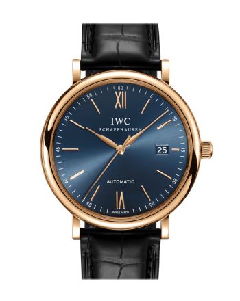 IWC Portofino Rose Gold on Strap Watch IW356522