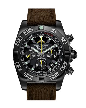 Breitling Chronomat 44mm Black Canvas MB01109L BD48