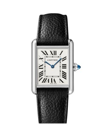 Cartier Tank Must Silver Dial Large Strap WSTA0041