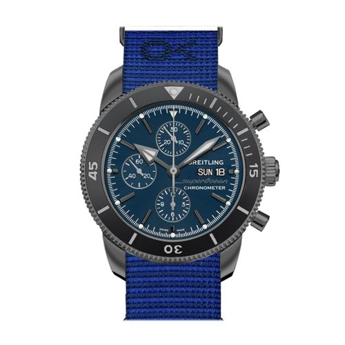 Breitling Superocean Heritage 2 44mm Blue Canvas M133132A1C1W1 C1W1