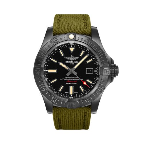 Breitling Avenger Blackbird 48mm BLACK FABRIC V1731010 BD12