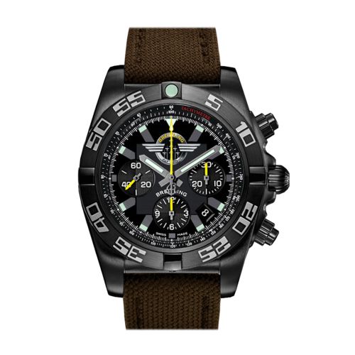 Breitling Chronomat 44mm Black Canvas MB01109L BD48